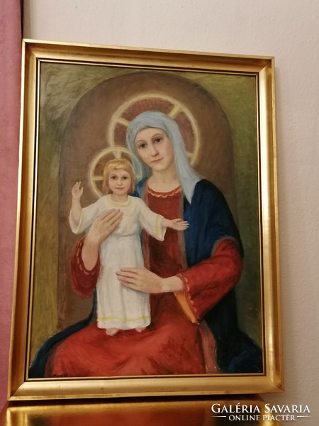 With Madonna's child