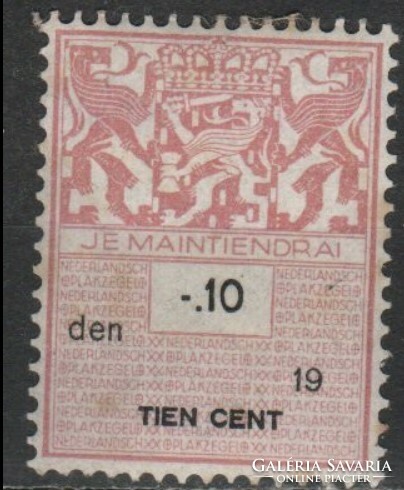 Hollandia 0470 Hivatalos 10 cent 3,60 Euró postatiszta