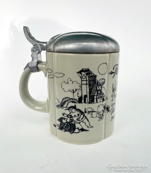 Rosenthal sudio ceramic beer mug - till eulenspiegel