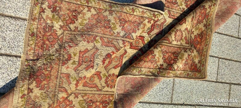 Antik Ushak madár mintás kézi csomózású szőnyeg. Alkudható!