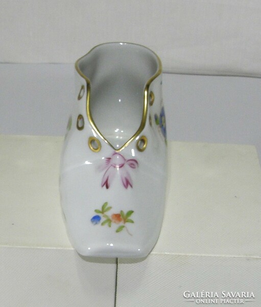 Cipő Herendi tulipán mintás porcelán