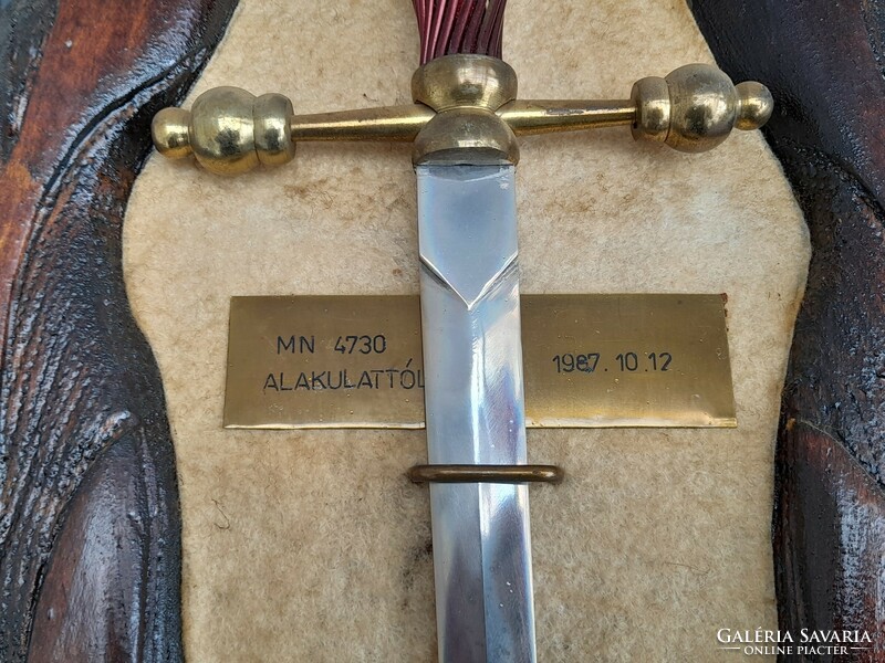 Beautiful ornament dagger military
