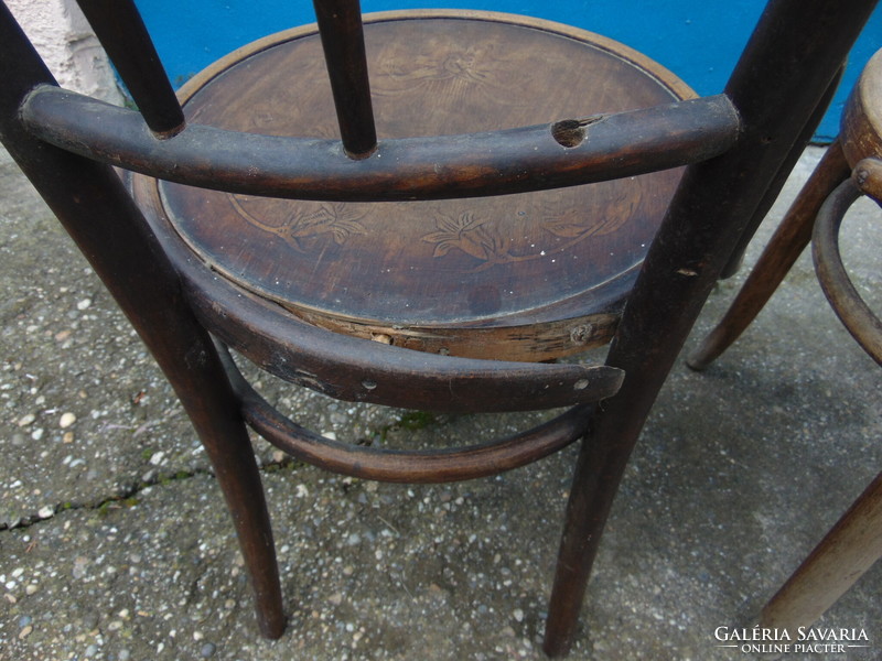 3 db. régi Thonet szék