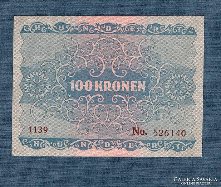 100 Korona 1922 aUNC