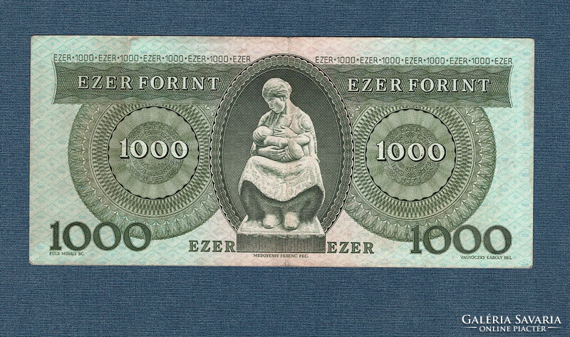 1000 Forint  1992 " D "