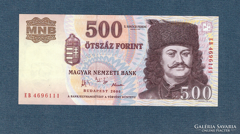 500 Forint 2006 EF-aUNC