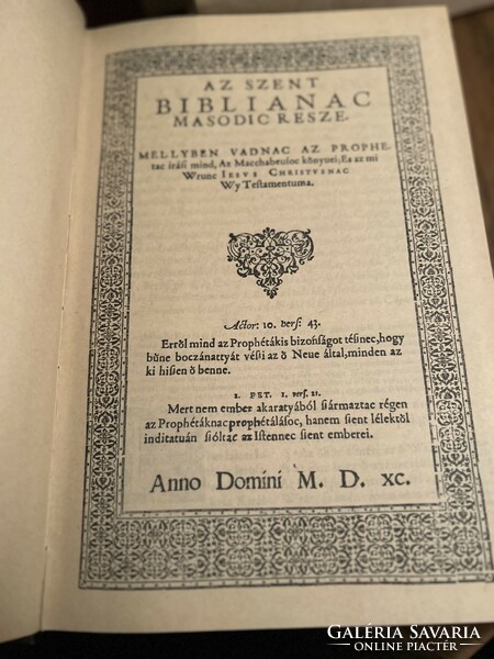 Vizsoli Bible 1590 i-ii. (Different Edition)