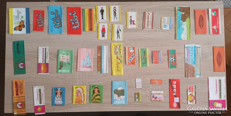 Old chocolate papers