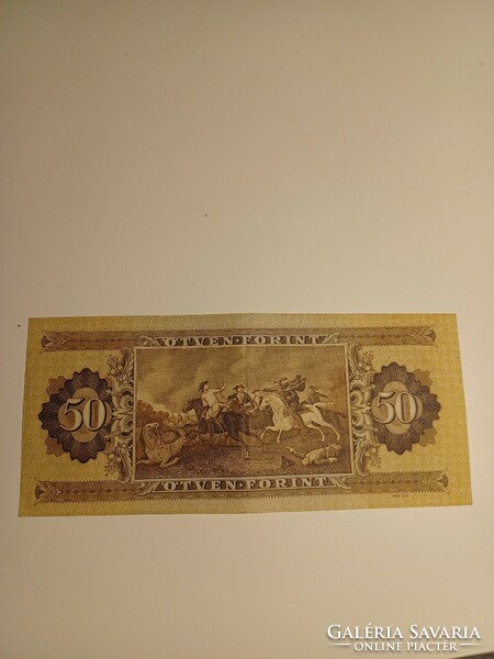 1951 Crisp 50 HUF rare banknote.