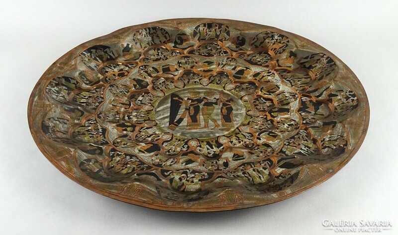 1Q708 large Egyptian copper decorative bowl 48.5 Cm