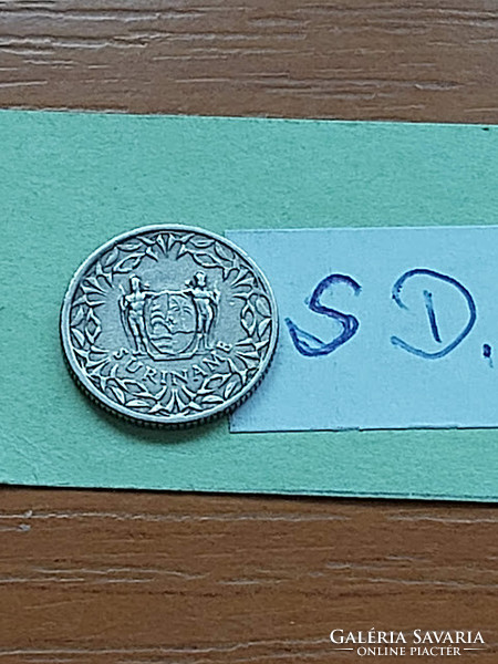 Suriname 10 cents 1966 cuni. Sd
