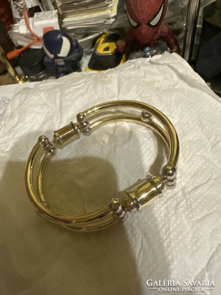 Very fashionable large men's bracelet /50.7g/14kr gold for sale!Ara: 890.000.-