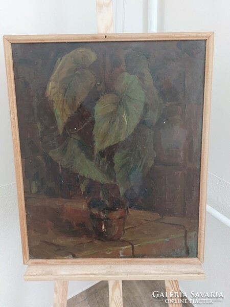 (K) balla lászló painting with frame 52*62 cm