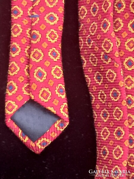 Midcentury luxury, vintage clothing: silk tie-hemley, designer men's clothing