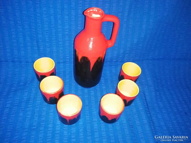Magyarszombatfa ceramic drinking set