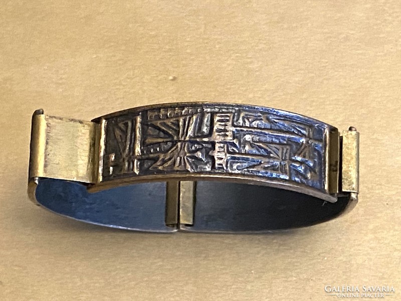 Dömötör l. Retro copper industrial art bracelet jewelry