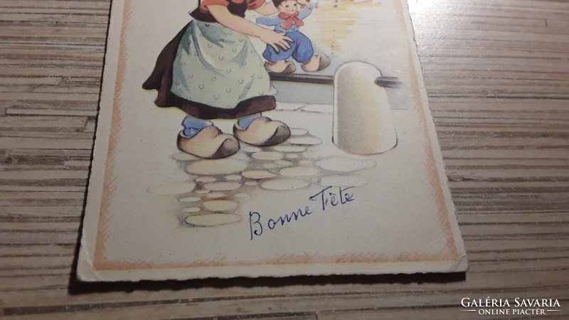 Antique greeting postcard.