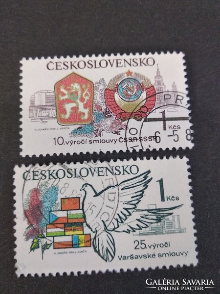 Czechoslovakia 1980, anniversary of the Warsaw Pact
