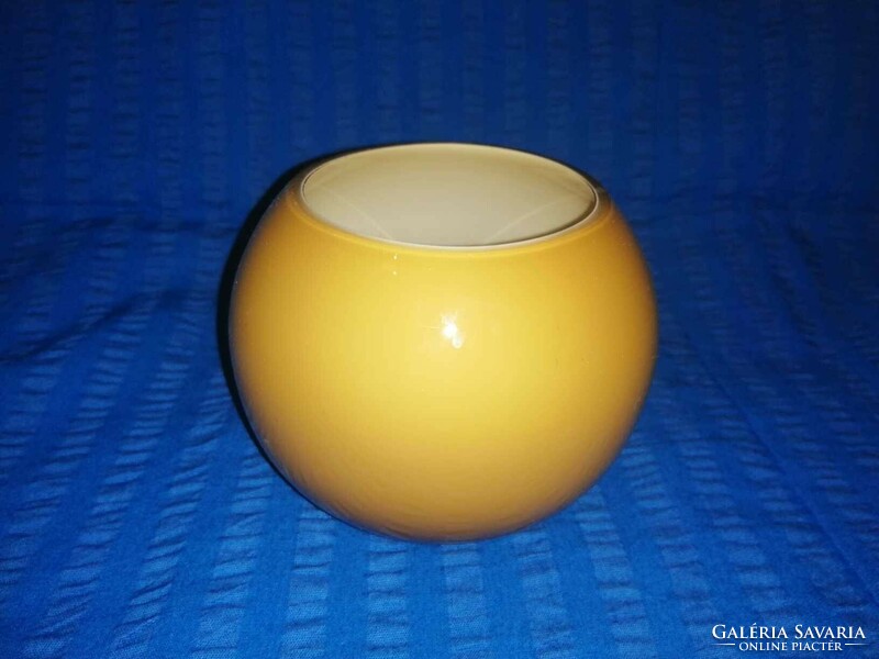 Kétrétegű üveg gömb váza (A7)