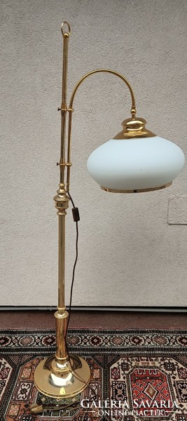 Luxus réz opál búrás állítható magasságú állólámpa Alkudható..