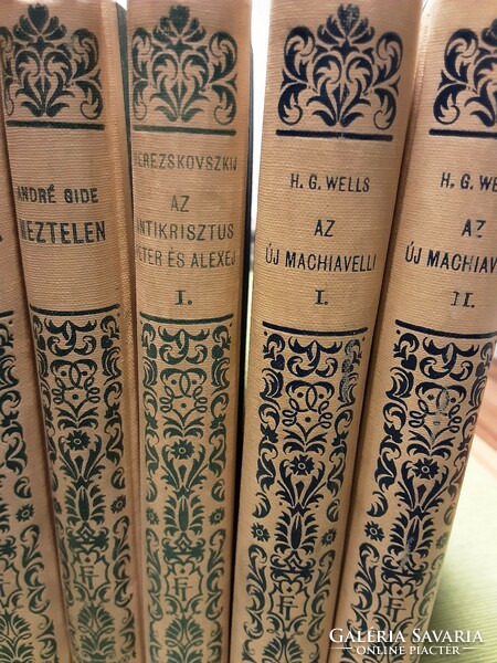 Könyv kötet  sorozat 8db 1921