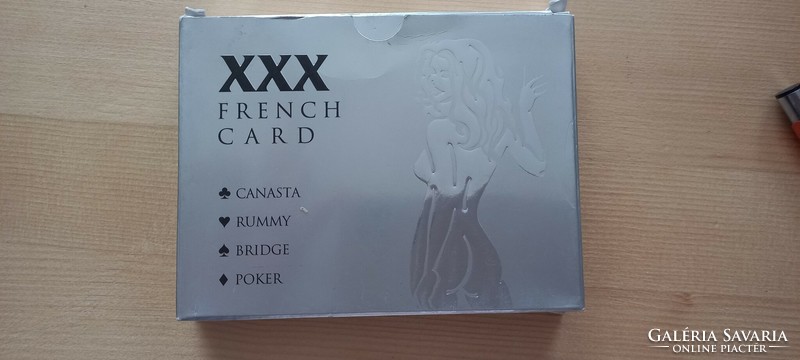 Xxx French card double pack erotic