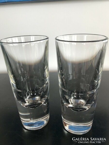 Another 2 great, heavy crystal glass glasses for Campari, gin or other short drinks (79/2)