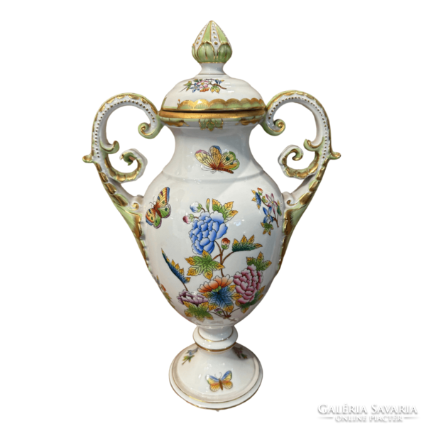 Herend Victoria's patterned decorative vase m01524