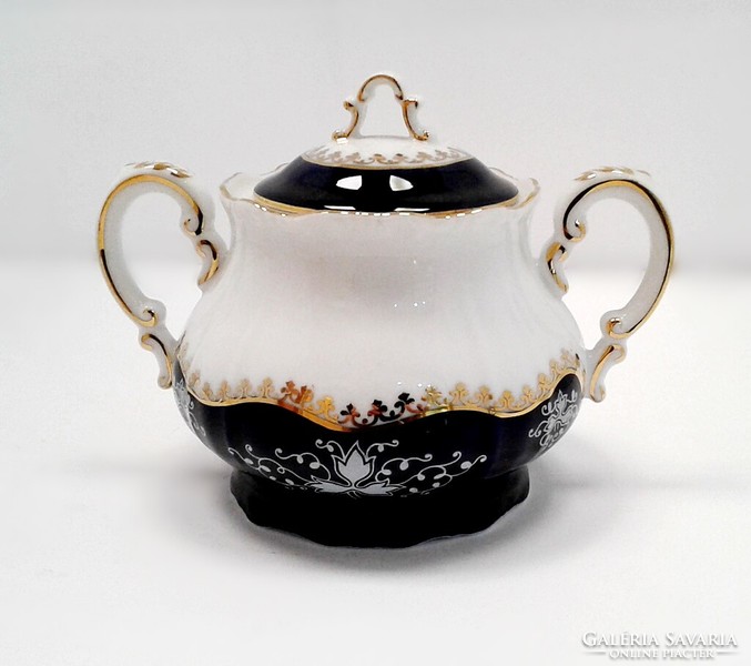 Zsolnay pompadour 2. Mocha sugar bowl (zal-r82873)