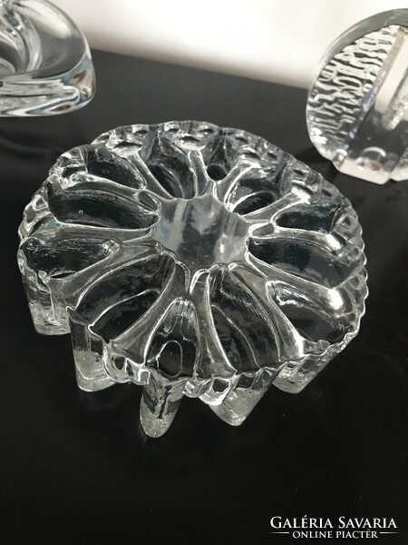 Georgshütte thick crystal glass candle holder, heat-resistant i. - Bel mondo series (20/d)