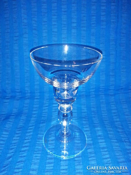 Glass candle holder 15 cm (a7)