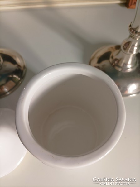 Charming, tightly closed ceramic coffee holder, 18 cm high