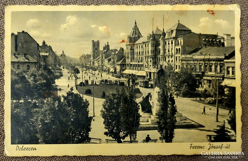 Régi képeslap , Debrecen .