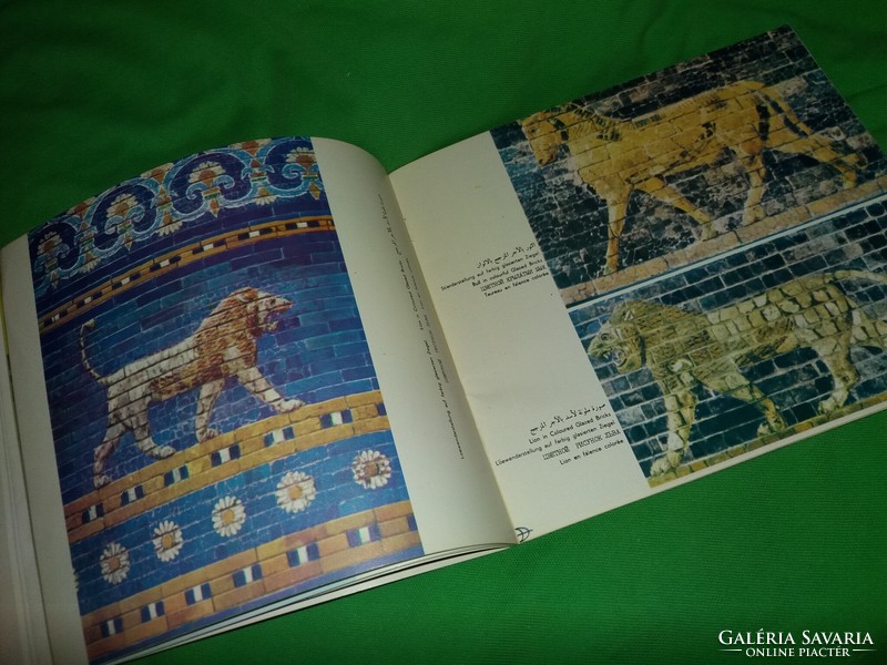 1979. angol és arab nyelvű archeológiai könyv színes album BABYLON  a képek szerint