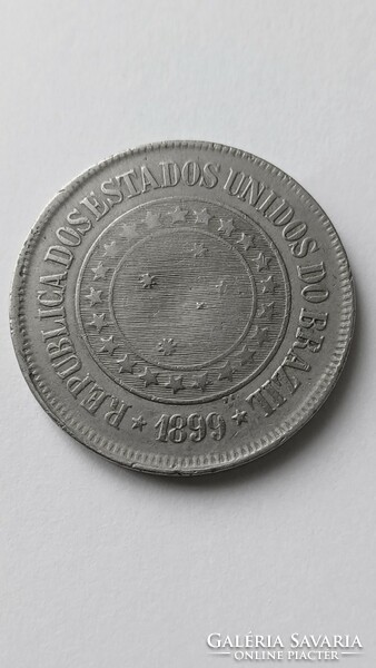 Brazília 200 Reis 1889