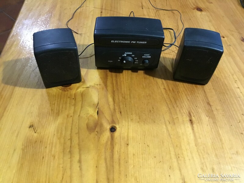 Retro mini Electronic FM tuner gyűjtőknek