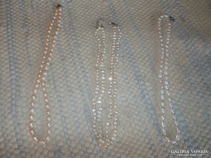 Choose! Real cultured pearl necklace at a record price..