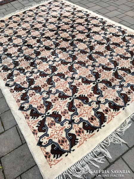 Tunisian Berber hand-knotted carpet. Negotiable.