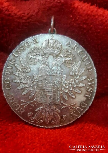 Maria Theresia Silver Thaler 1780 Günzburg, Austria,