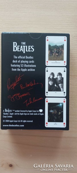 The beatles french card pack