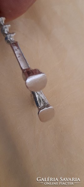 Old corkscrew keychain dog metal 7cm