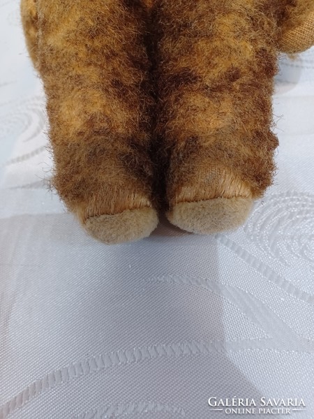 Old straw teddy bear 30 cm