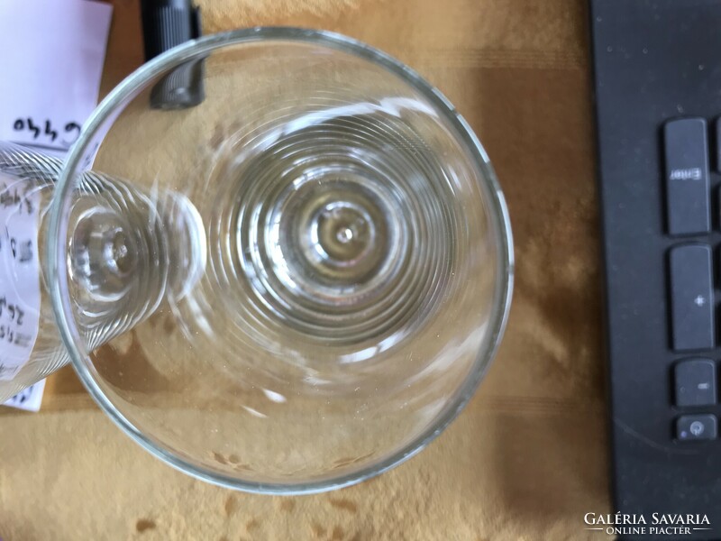 2 db remek kristályüveg pohár Camparinak, Ginnek, vagy más röviditalnak (79/2)