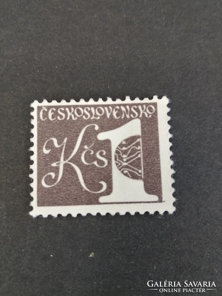 Czechoslovakia 1979, tax stamp, 1 crown