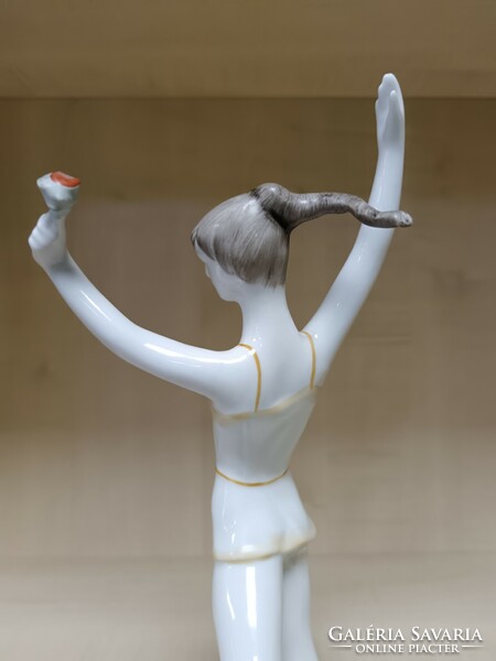 Hollóház porcelain ballerina