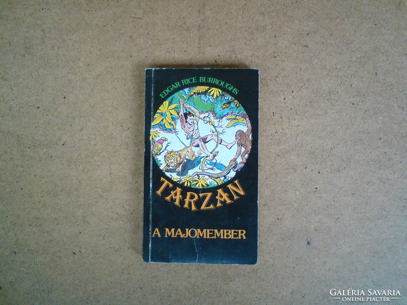 Régi könyv - Tarzan a majomember 1989