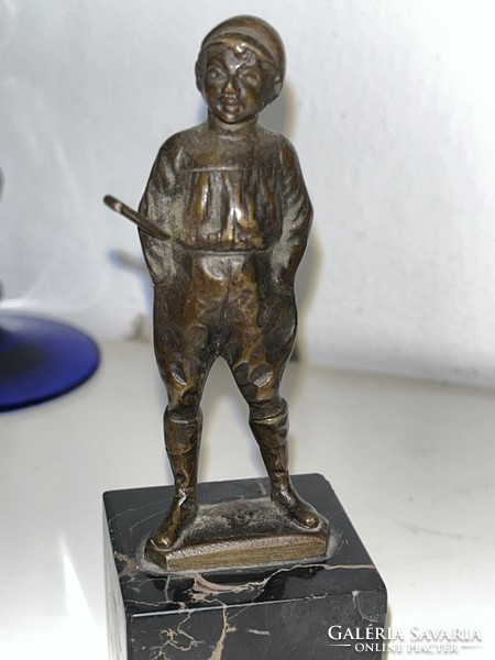 Sign bronze statue! 12.5 cm