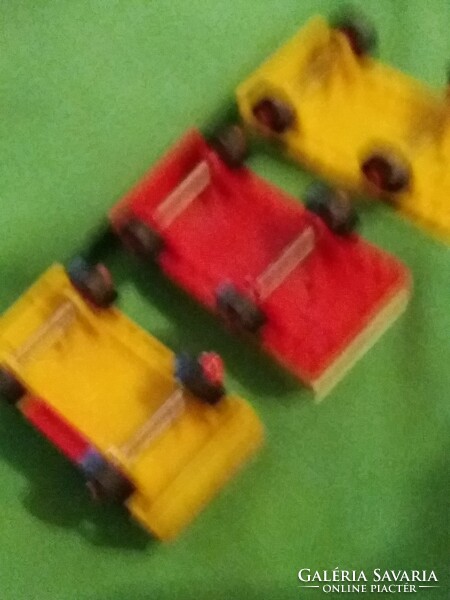 Retro traffic lego bootleg small-based pébé builder, 3 small cars in good condition, as shown in the pictures