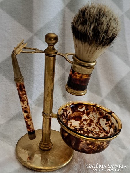 Retro men's shaving set on stand, toilet set (l4567)