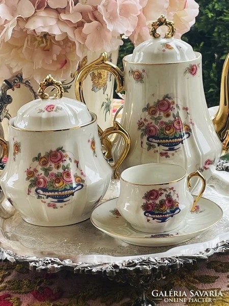 French porcelain cappuccino set.